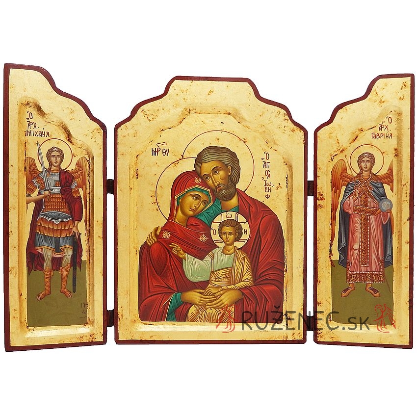 Szrnyas oltr-ikon 36x25cm - Szent csald