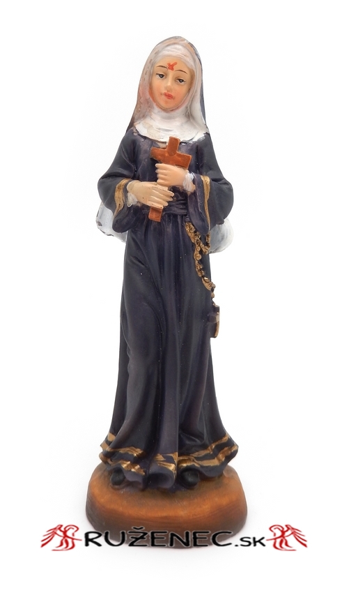 Szent Rita szobrocska - 12,5 cm