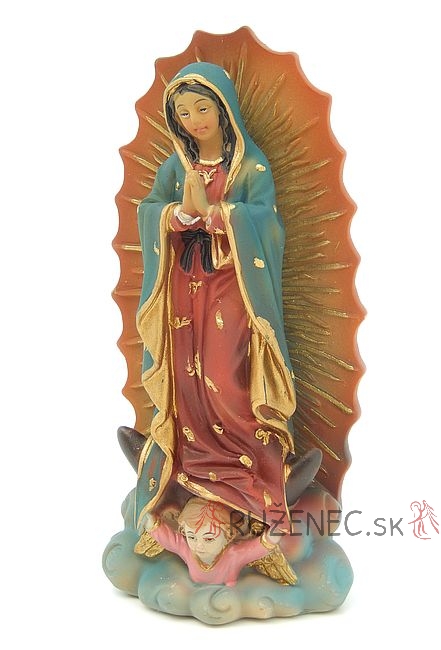 Guadalupe-i Szzanya szobrocska - 12,5 cm