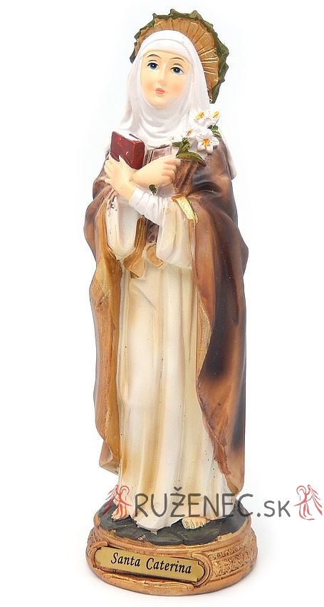 Szent Siennai Katalin szobor - 20 cm