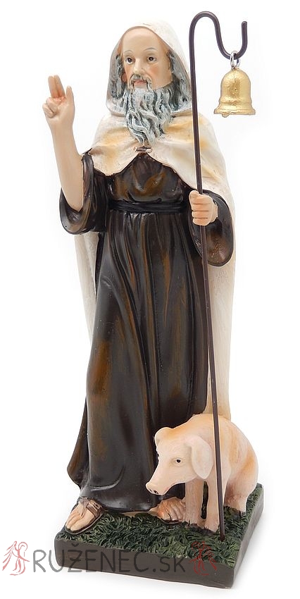 Szent Antal apt szobor - 20 cm